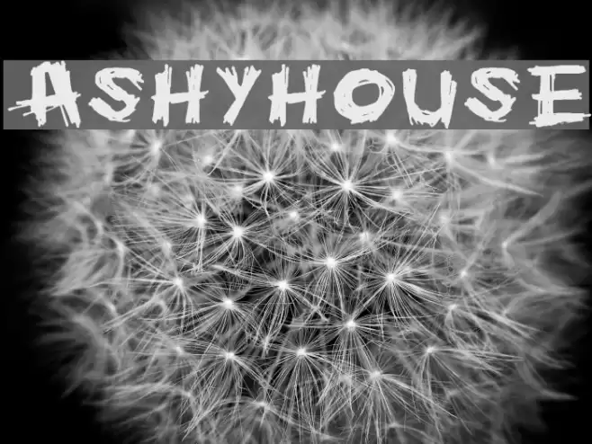 Ashyhouse Font examples