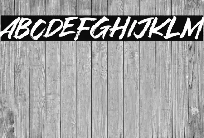 Asia Tiger Font examples