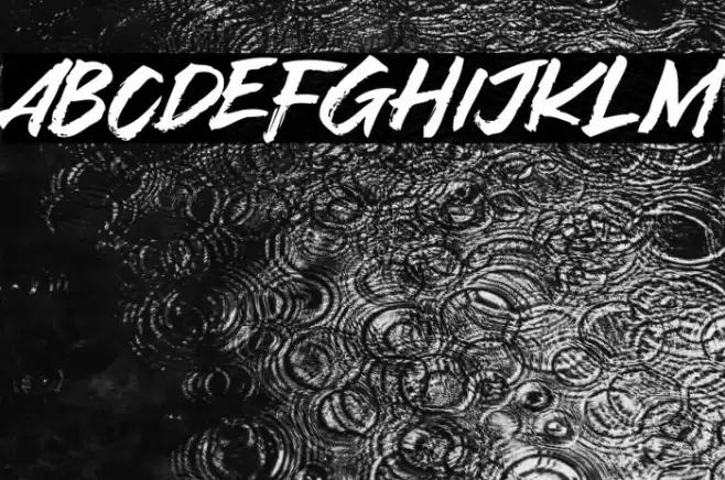 Asia Tiger Font examples