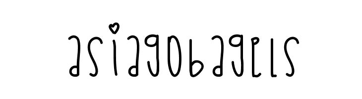 AsiagoBagels  font caratteri gratis