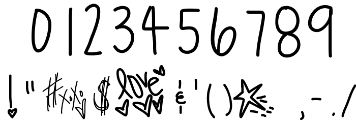 AsiagoBagels Font OTHER CHARS