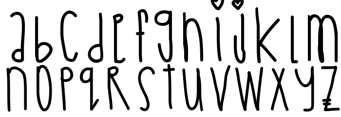 AsiagoBagels Font LOWERCASE