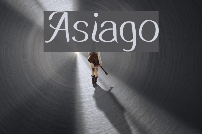 Asiago Font examples