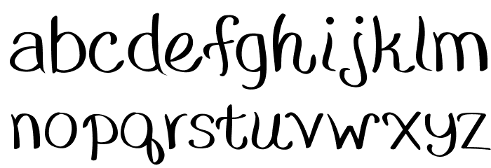 Asiago Font LOWERCASE