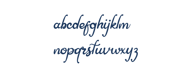 Asian Butterfly Lowercase