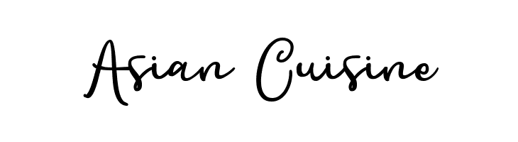 Asian Cuisine  baixar fontes gratis