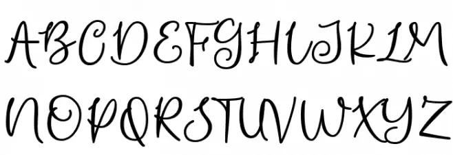 Asian Cuisine Font UPPERCASE