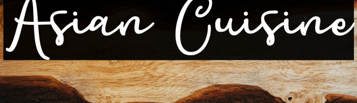 Asian Cuisine Example 1