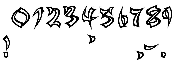 Asian Delight Font OTHER CHARS