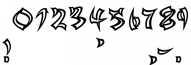 Asian Delight Font OTHER CHARS