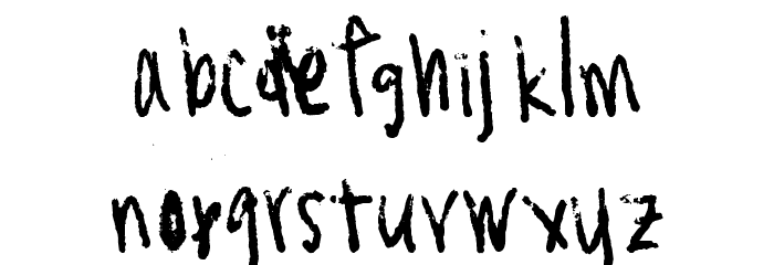 Asian Girl Font LOWERCASE