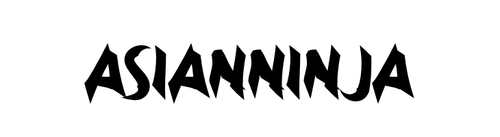 Asian Ninja  font caratteri gratis