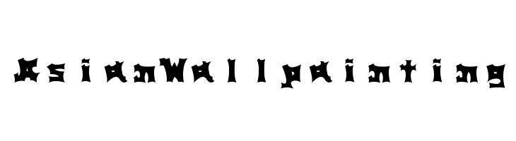 AsianWallpainting Font