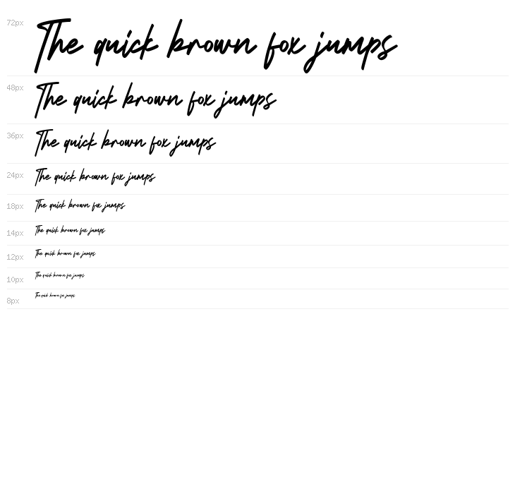 Asiatropic Free Font Waterfall