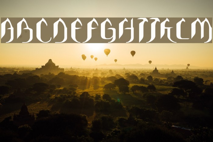 Asie Font examples