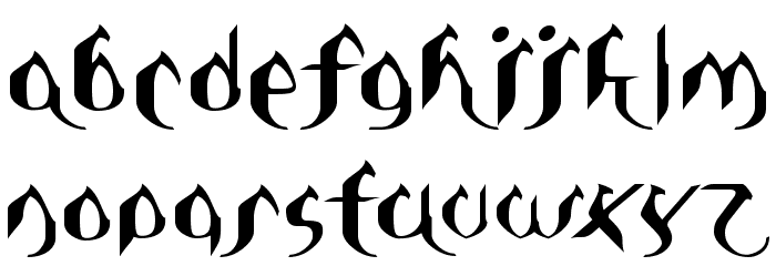 Asie Font LOWERCASE