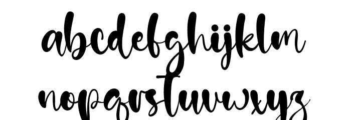 Asifa Carol Font LOWERCASE