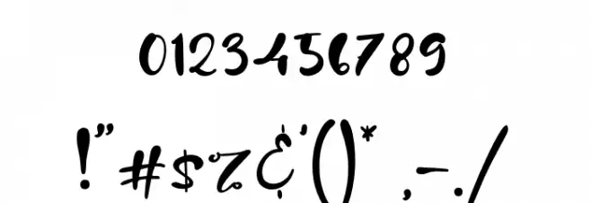 AsifaCarol Font OTHER CHARS