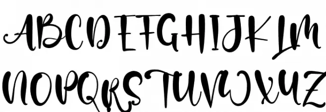 AsifaCarol Schriftart Groß