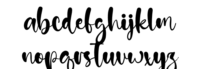 AsifaCarol Font LOWERCASE