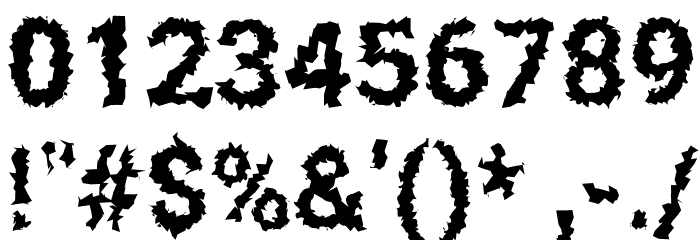 Asimov Aggro Font OTHER CHARS