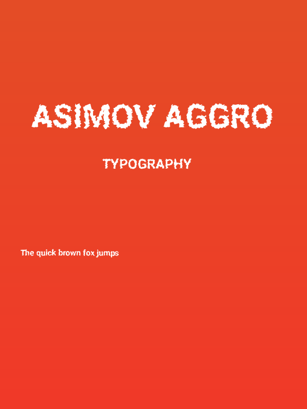 Asimov Aggro Poster