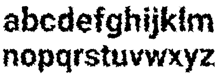 Asimov Aggro Font LOWERCASE