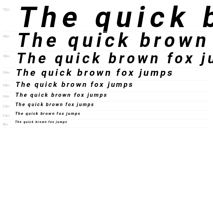 Asimov Distant Italic Waterfall