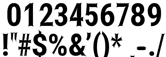 Asimov Edge Extreme Font OTHER CHARS