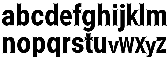 Asimov Edge Extreme Font LOWERCASE