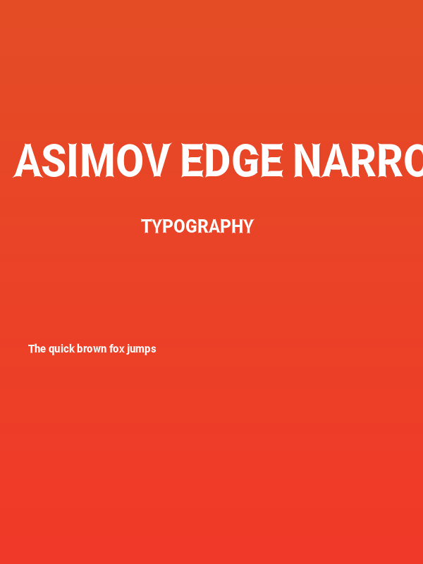 Asimov Edge Narrow Poster
