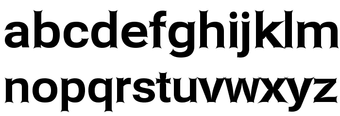Asimov Edge Wide Font LOWERCASE