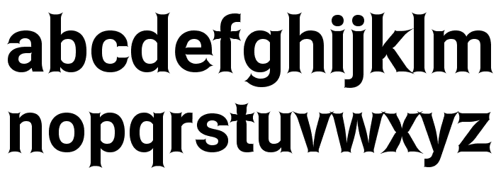 Asimov Edge Font LOWERCASE