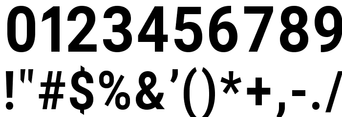 Asimov Narrow Font OTHER CHARS