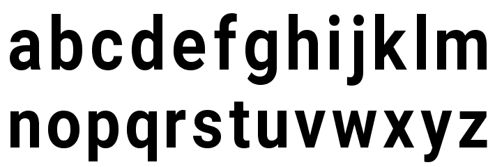 Asimov Narrow Font LOWERCASE