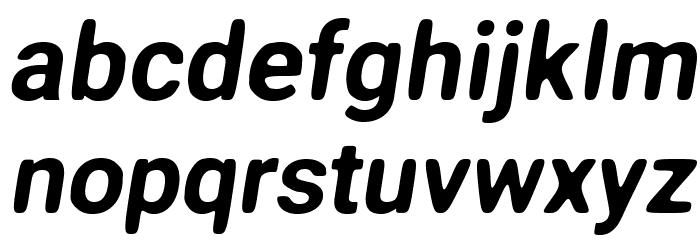 Asimov Print A Italic Schriftart Kleinbuchstaben