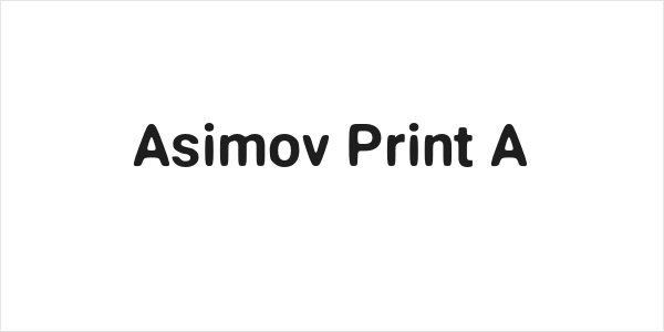 Asimov Print A Logo