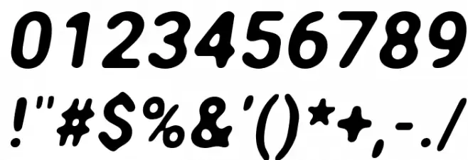 Asimov Print B Italic Fuentes OTROS CHARS