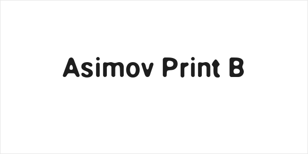 Asimov Print B Logo
