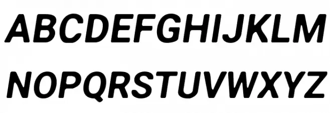 Asimov Print C Italic Font UPPERCASE