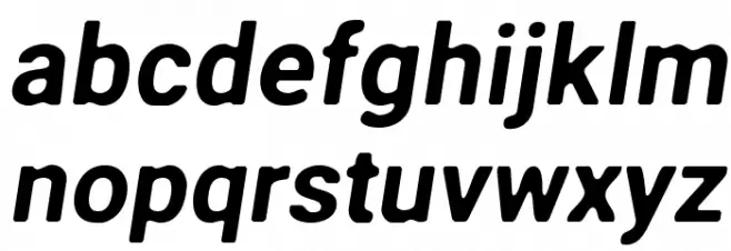 Asimov Print C Italic Font LOWERCASE
