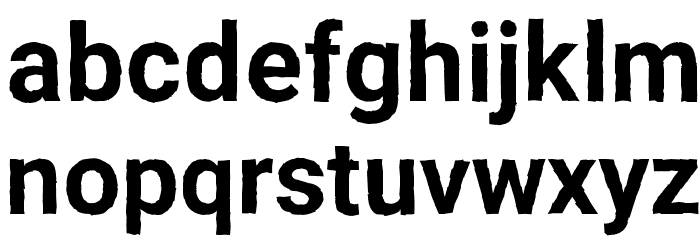 Asimov Print D Font LOWERCASE