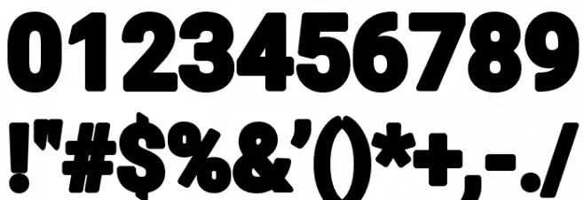 Asimov Print E Font OTHER CHARS