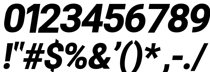 Asimov Pro Black Oblique Font OTHER CHARS