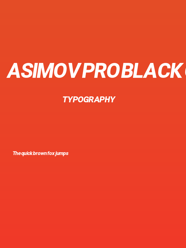 Asimov Pro Black Oblique Poster
