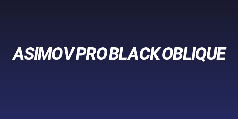 Asimov Pro Black Oblique Social Header