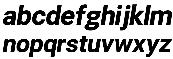 Asimov Pro Black Oblique Font LOWERCASE