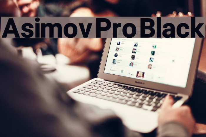 Asimov Pro Black Font examples