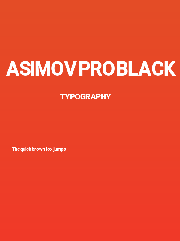 Asimov Pro Black Poster