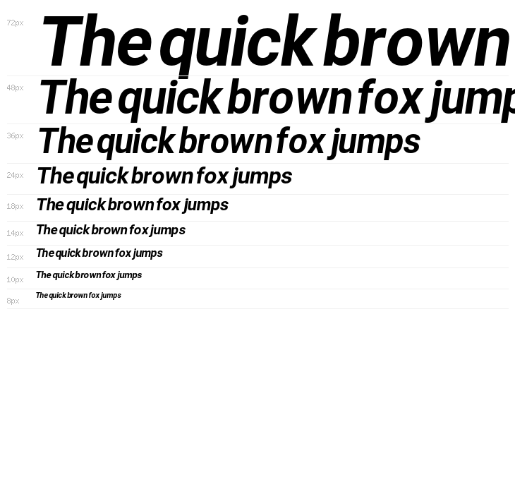 Asimov Pro Bold Oblique Waterfall